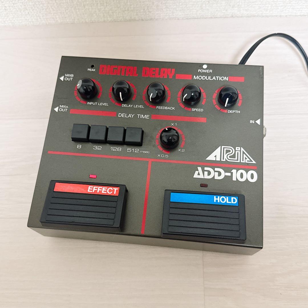 2201【美品】ARIA ADD-100 デジタルディレイ 日本製 エフェクター
