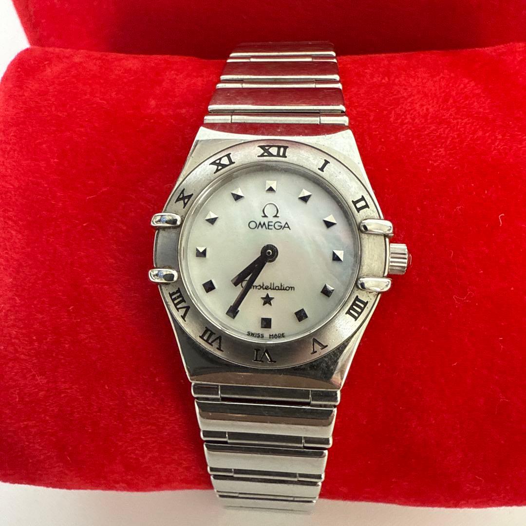 さらぽん様専用OMEGA Constellation 保証書付き、電池交換済みの通販は