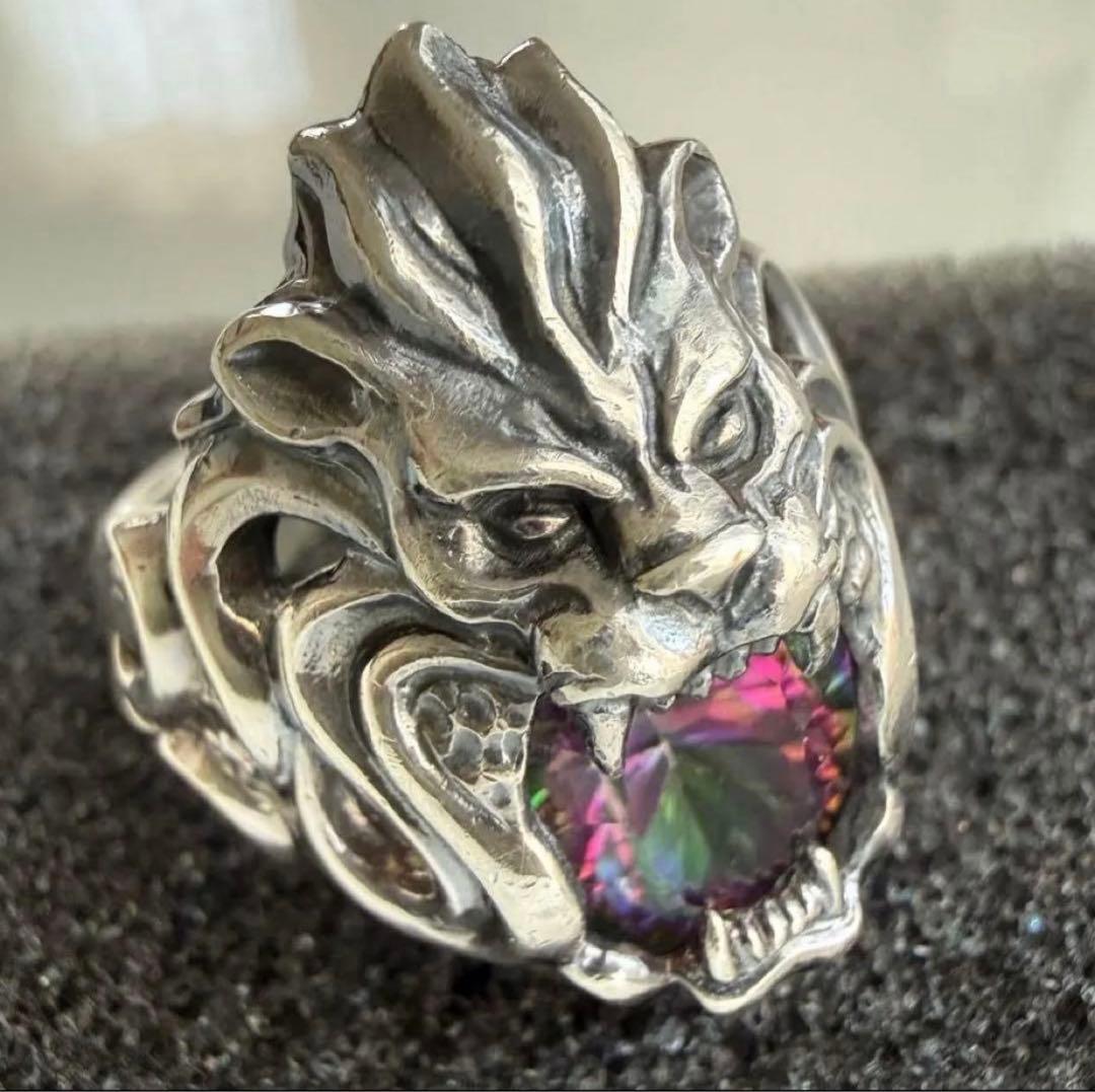 ビザール 指輪 SV925 マリスリング ライオン 21.5号 刻印有り - メルカリ