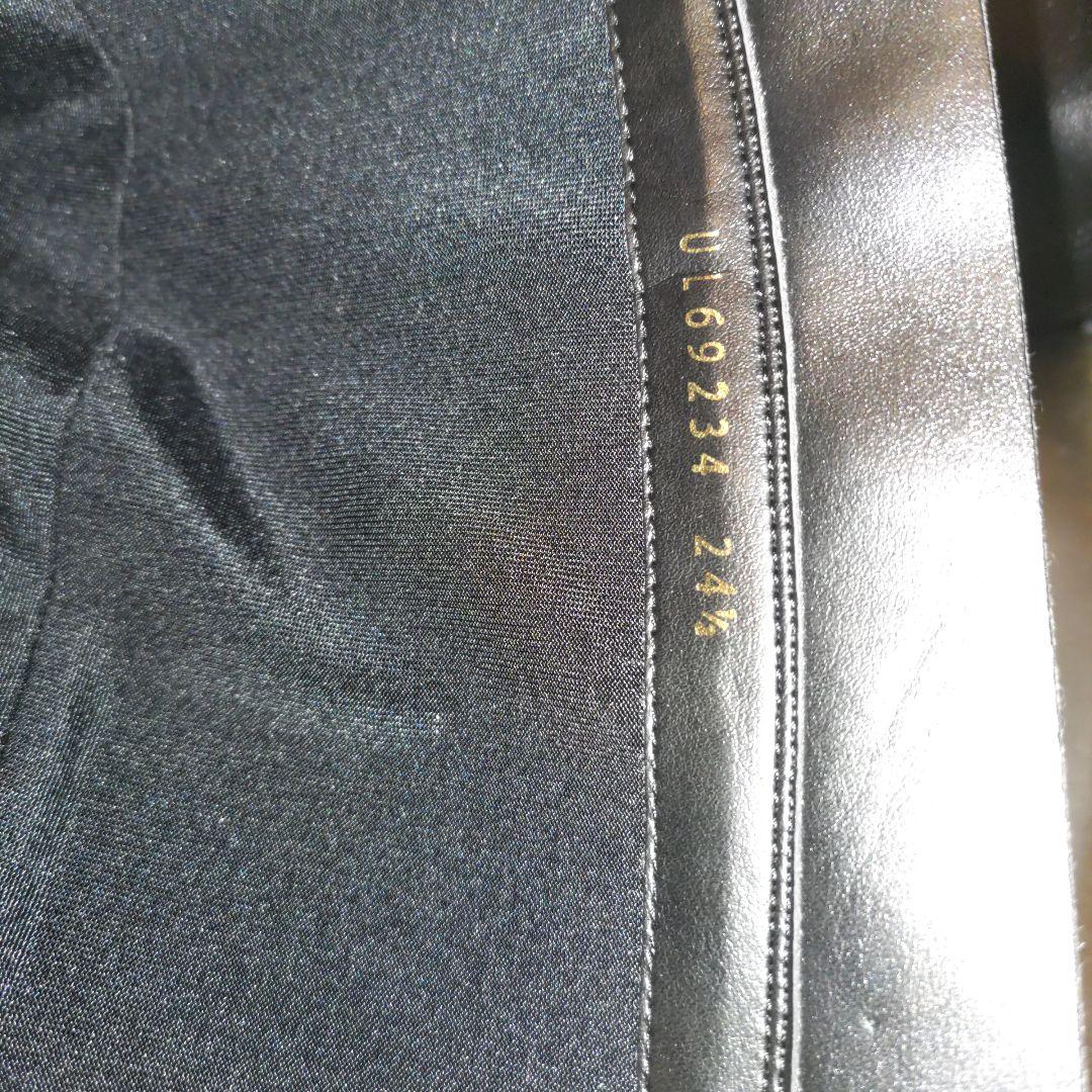 銀座ダイアナ 本革 ロングブーツ UL 人気完売モデル 黒 24.5 美脚