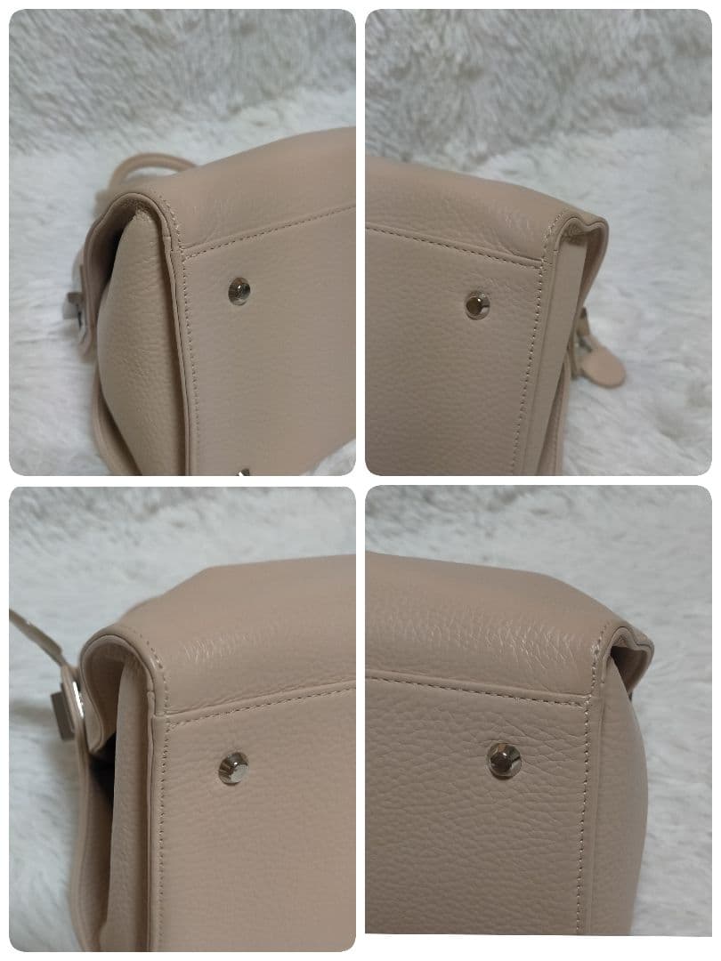 極美品✨ 傳濱野 ハマノ ハンドバッグ 2way レティア 保存袋付き