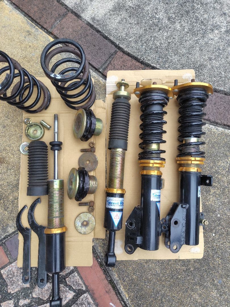 車高調　L175S ムーヴ用　ストリートライド製 送料無料(一部地域除く)】ストリートライド[TYPE-K2]減衰力固定式車