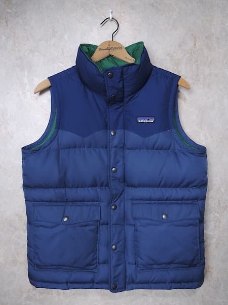 パタゴニア スリングショットダウンベスト◇27571/メンズXSサイズ/紺