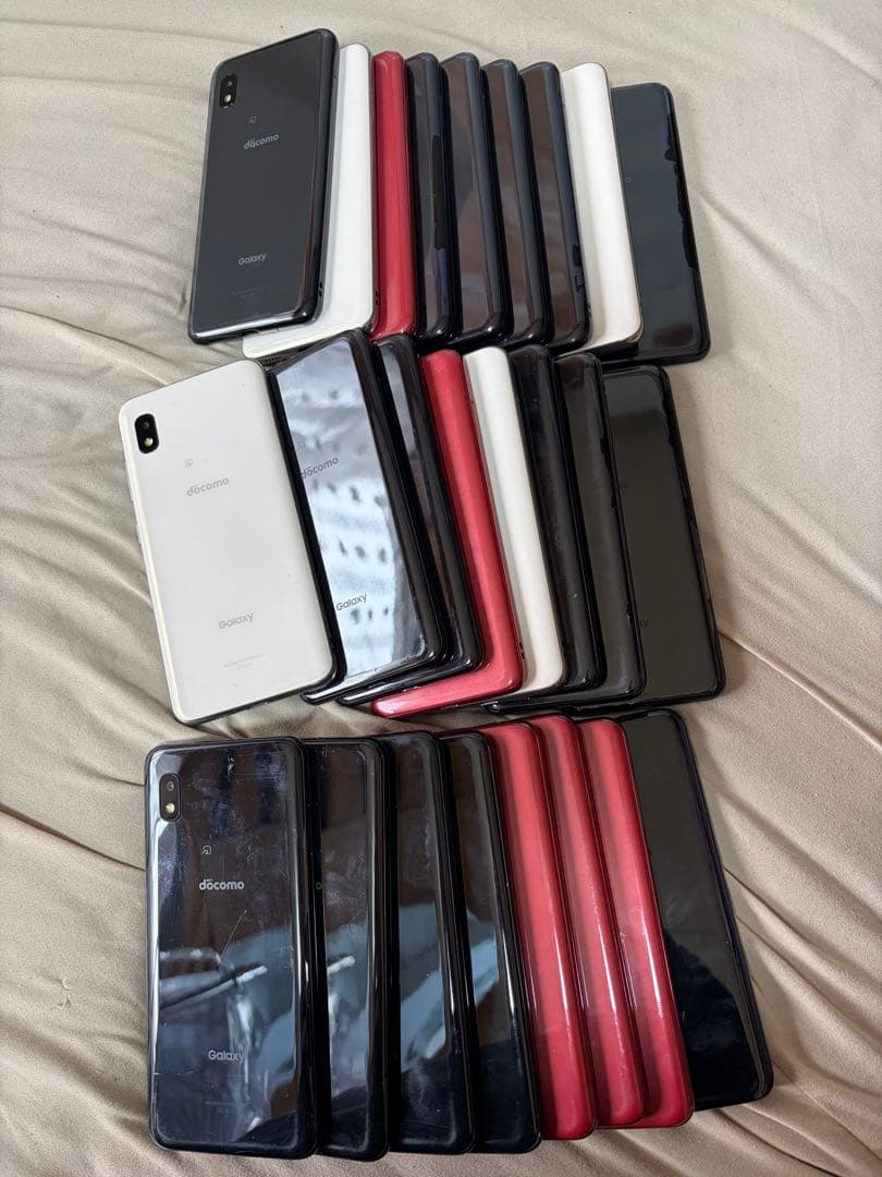 GALAXY A21 カラー3種類初期化済み35個docomo1