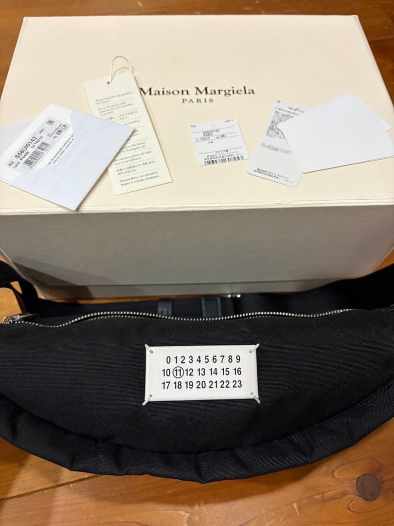 中古Maison Margiela グラムスラム スポーツベルトバッグ ブラック Maison Margiela（メゾンマルジェラ） バッグ ボディバッグ GLAM SLAM