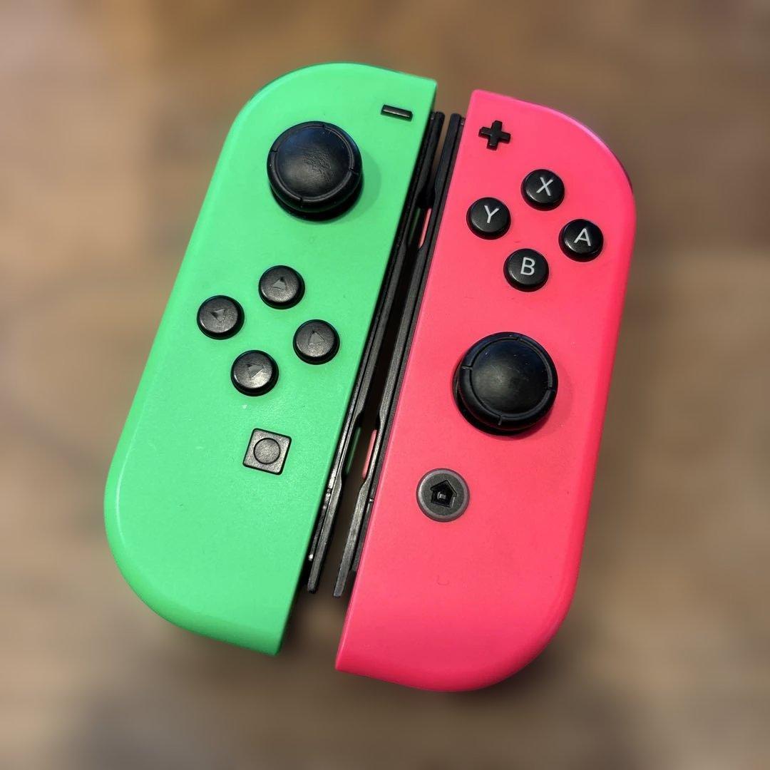 Nintendo Switch Joy-Con ジャンク 緑とピンク - メルカリ