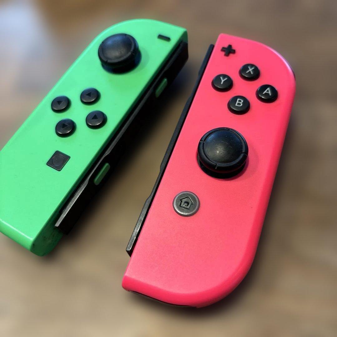 Nintendo Switch Joy-Con ジャンク 緑とピンク - メルカリ