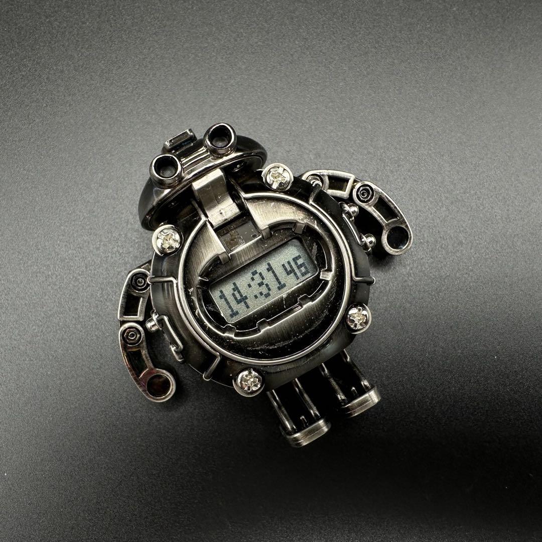 美品】トキマ（TOKIMA） スチームヘッド 腕時計 変形ロボ シルバー