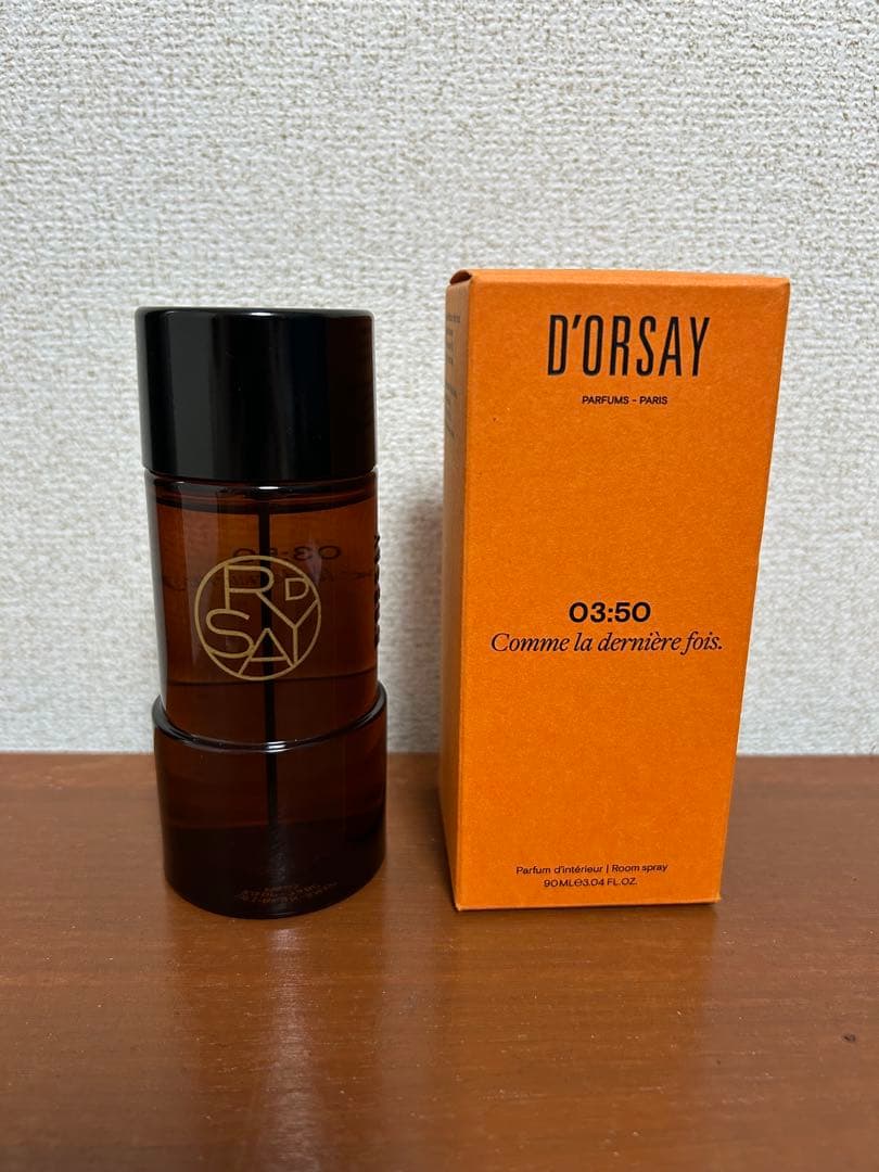 D'ORSAY 03:50 この前と同じところ ルームスプレー