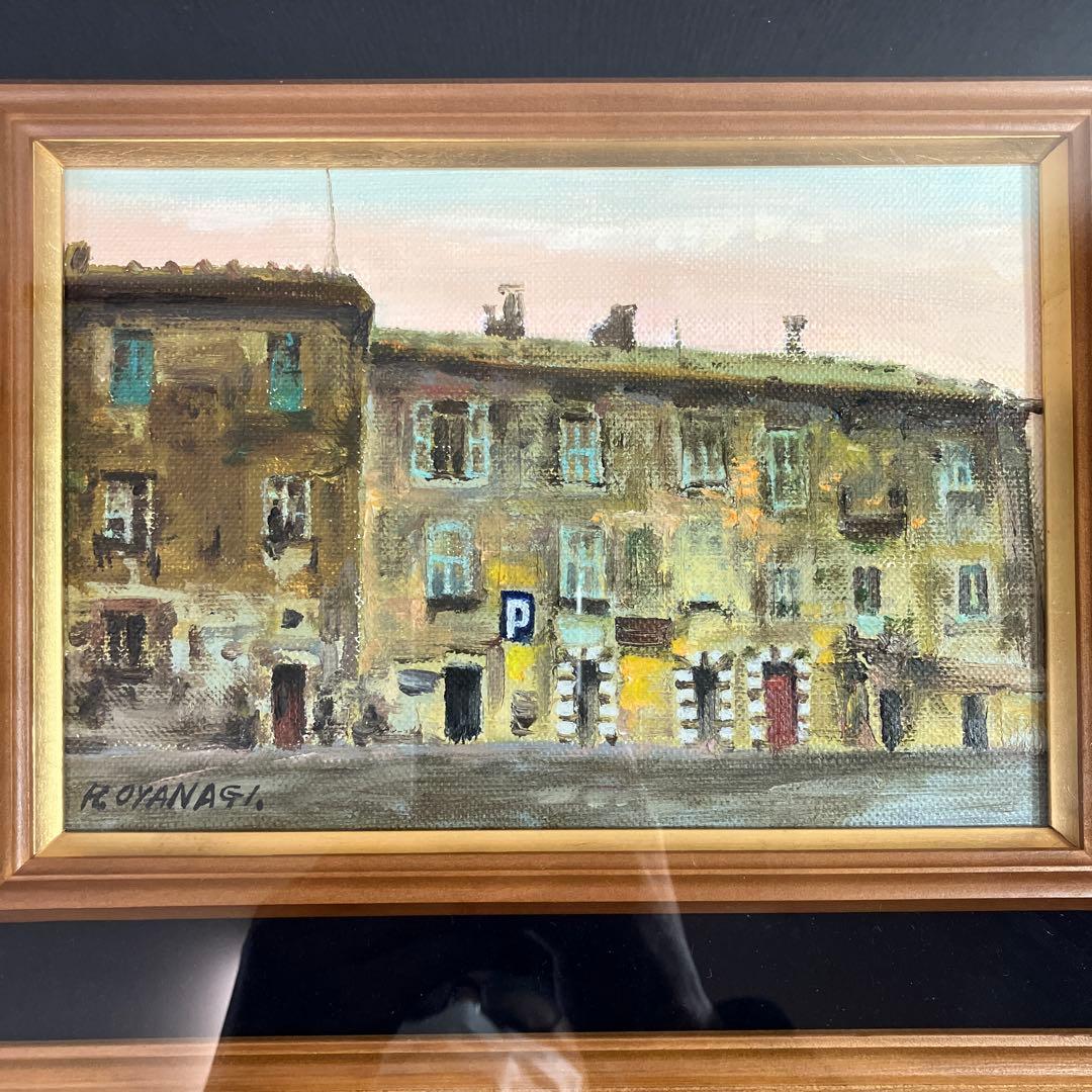 油彩　小柳耕司「古びた家（オリベート）」　SM