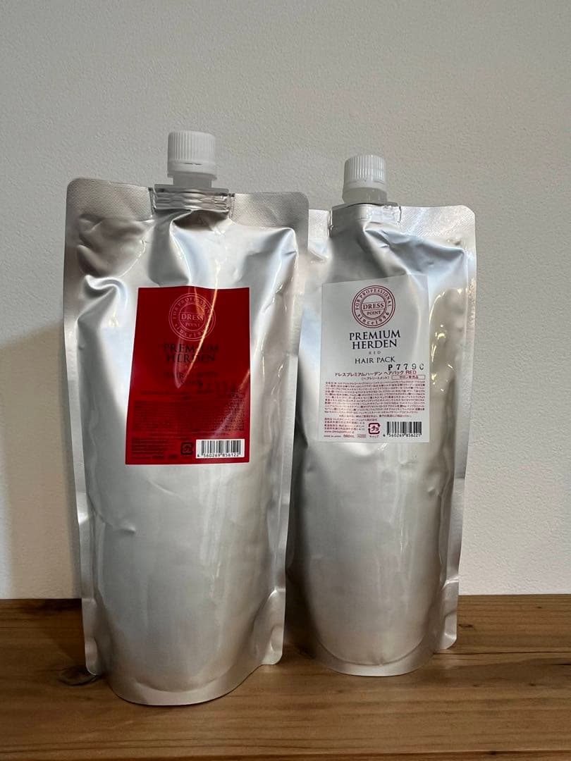 ドレスポイント　プレミアムハーデン　詰め替え　赤　シャンプートリートメントセット ドレスポイント プレミアムハーデン 詰め替え 赤 シャンプー