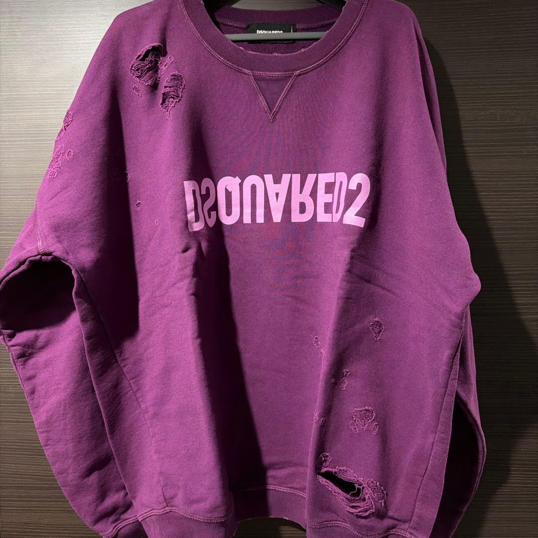 ディースクエアード　 XS オーバーサイズ　百貨店購入 DSQUARED2（ディースクエアード） S74HA1475 オーバーサイズ コットン