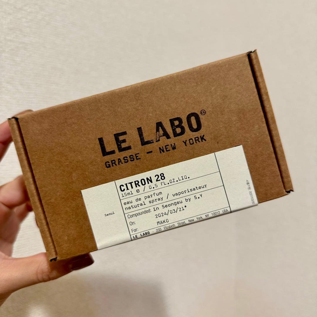 LELABO CITRON28 ソウル限定 シトロン28 15ml サンタル付 - メルカリ