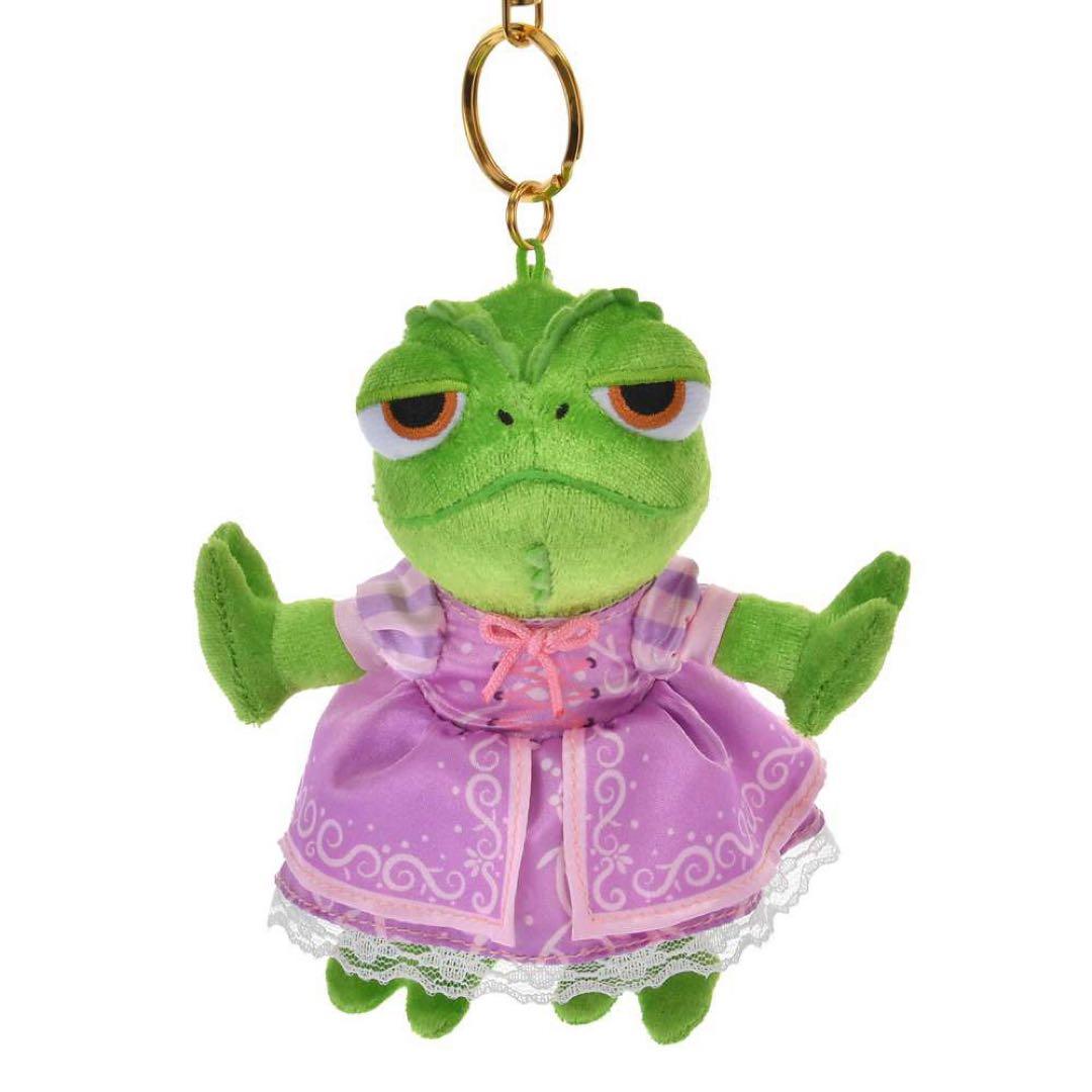ラプンツェル パスカル ドレス ぬいぐるみ キーチェーン ディズニー