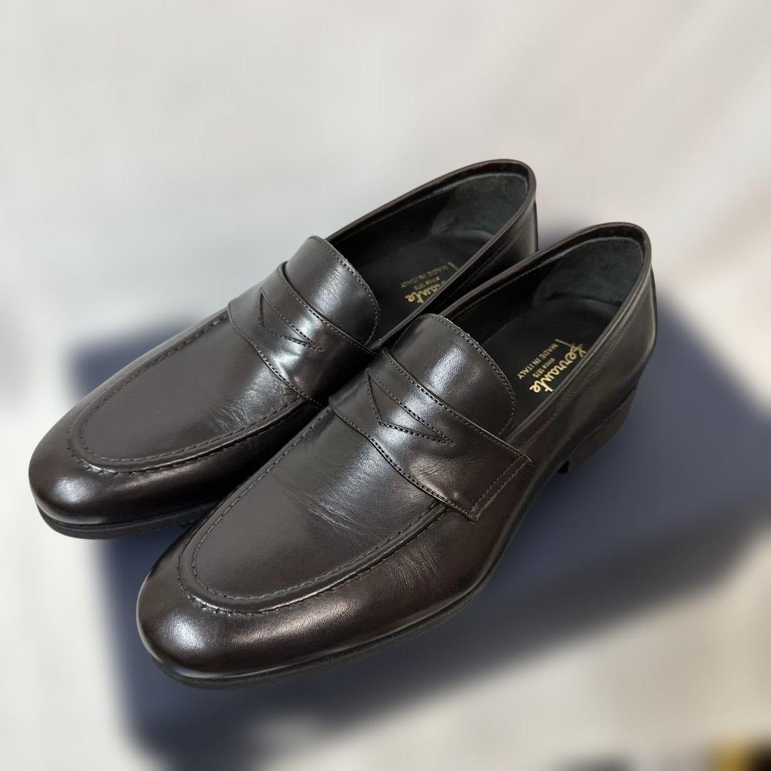 Ferrante ISEO ローファー ブラウン（7 1/2） フェランテ / FERRANTE / ISEO / レザー ローファー【ブラウン