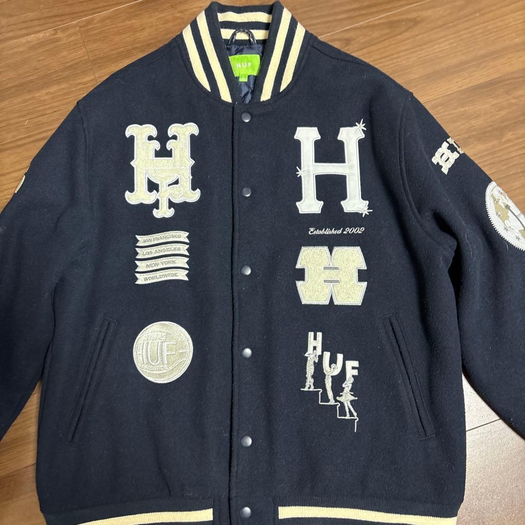 特別価格！HUF スタジャン 20周年 HUF（ハフ） ジャケット HUF 20 YEAR CLASSIC H VARSITY JACKET
