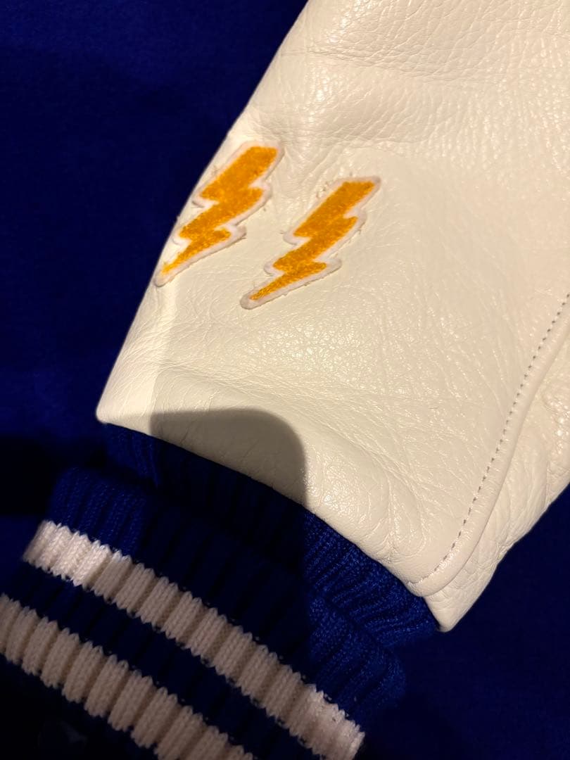 CALEE キャリー スタジャン レザー袖 本革 アメカジ ワーク