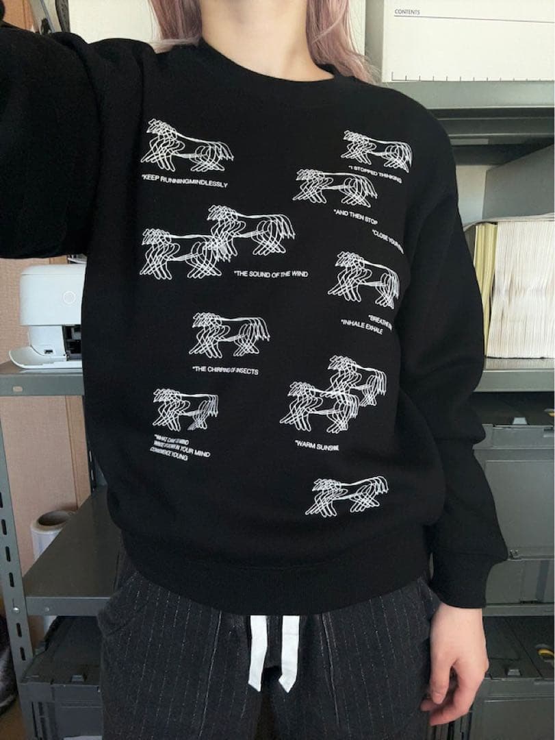 RUNNING DOGS SWEAT ブラックCONVENIENCE YOUNG - メルカリ