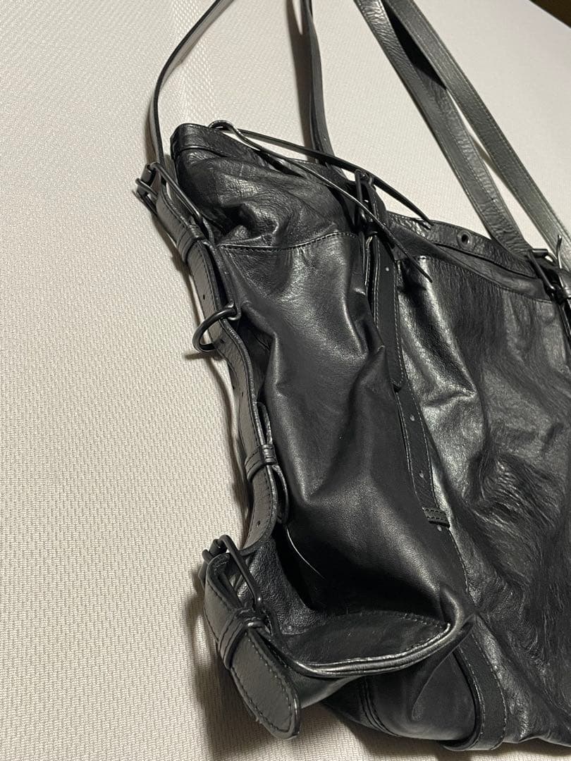 パトリックステファン 初期型 アトリエバッグ 馬革 黒 日本製