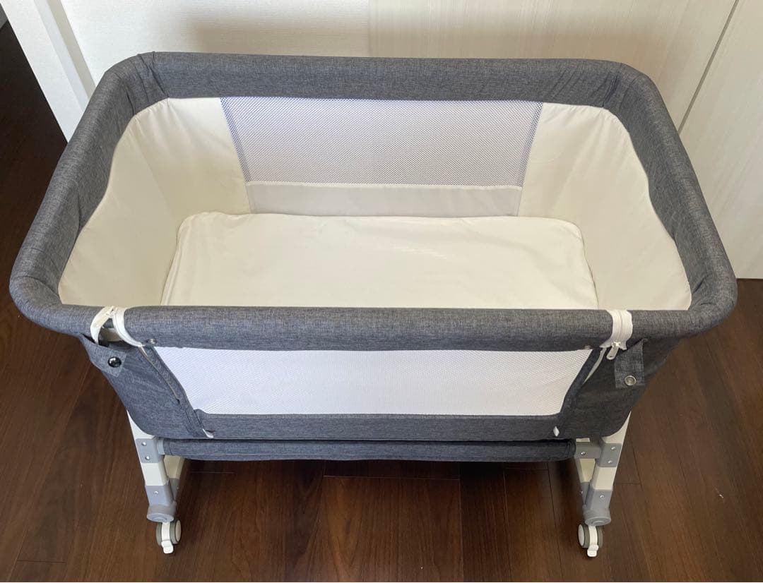 Twinbasto ベビーベッド Amazon.co.jp: ベビーベッド 折畳可能 コンパクト 持ち運びしやすい