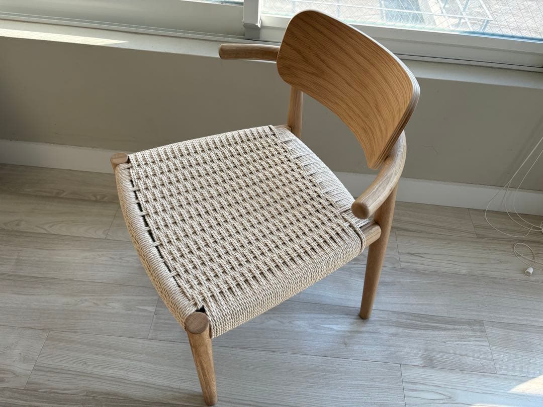 unico HILMA（ヒルマ）チェア ナチュラルオーク 美品 - メルカリ