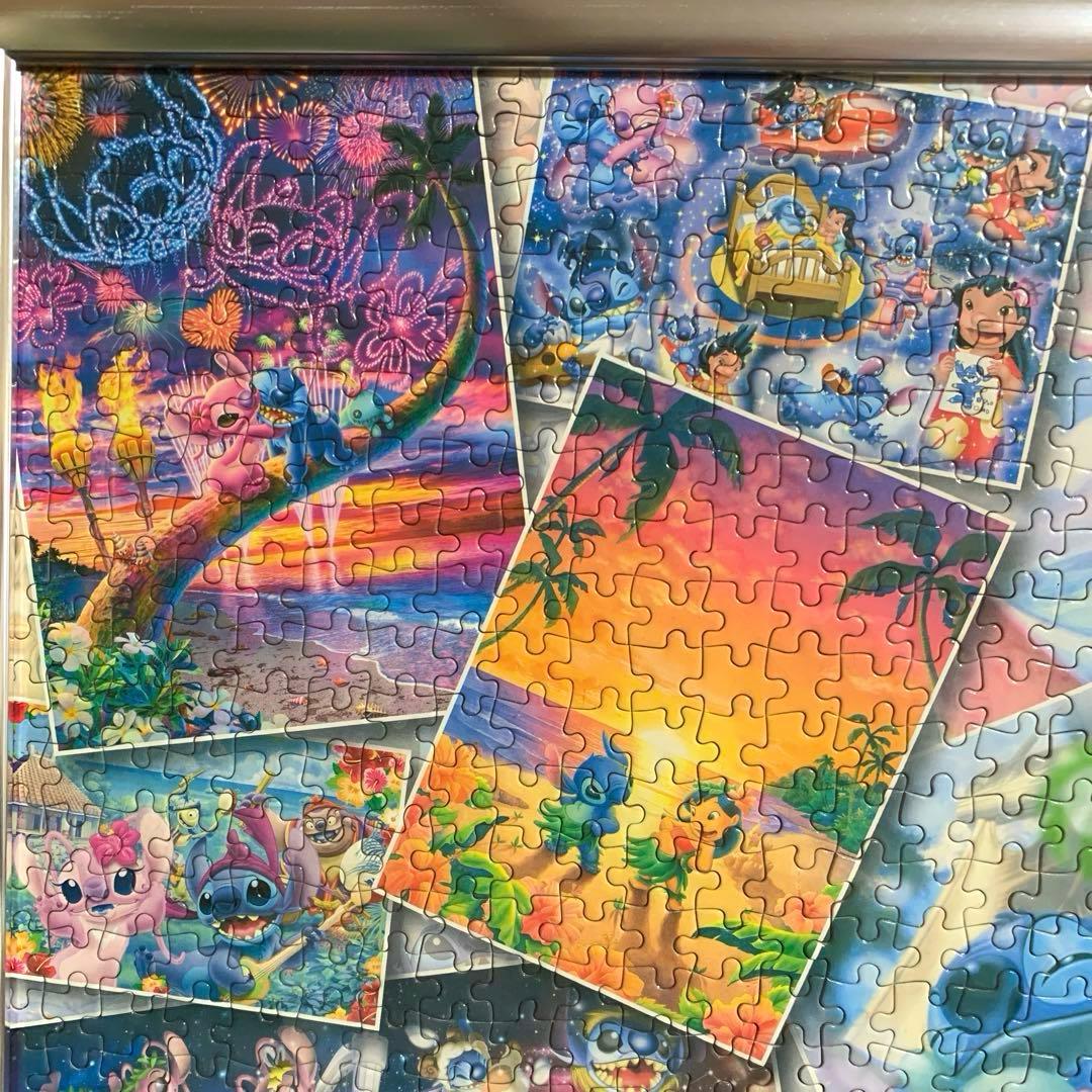 希少 レア リロ＆スティッチ ジグソーパズル 完成品 ディズニー 2000