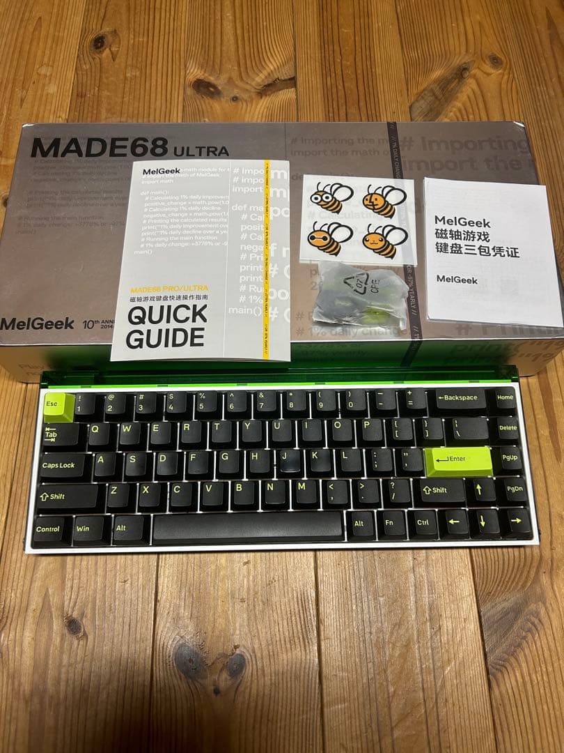 MelGeek MADE68 ULTRA キーボード※ケーブル　キープラーなし Amazon.com: MelGeek MADE68 Ultra Wired Gaming Keyboard, Magnetic