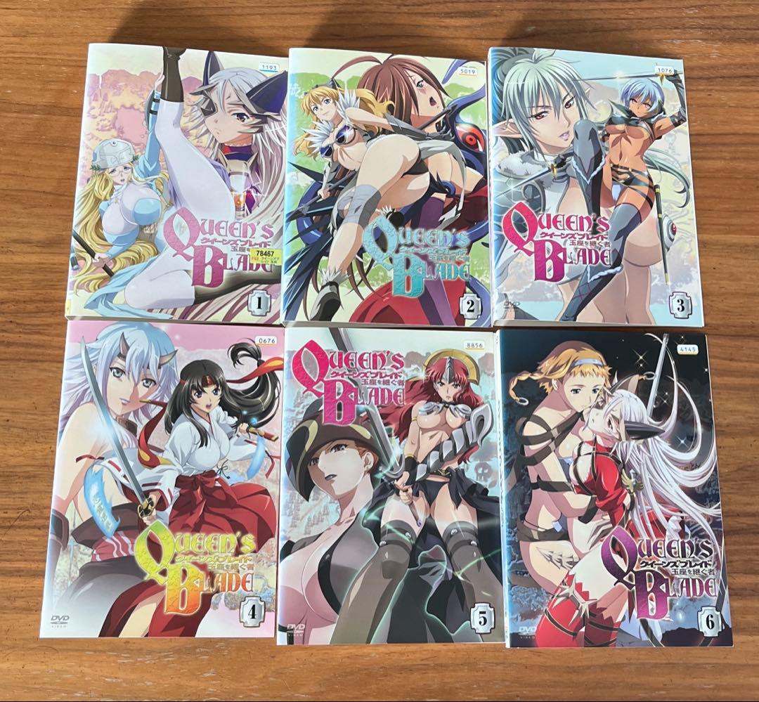 クイーンズブレイド 流浪の戦士 全6巻＋玉座を継ぐ者 全6巻 DVD 全巻セット