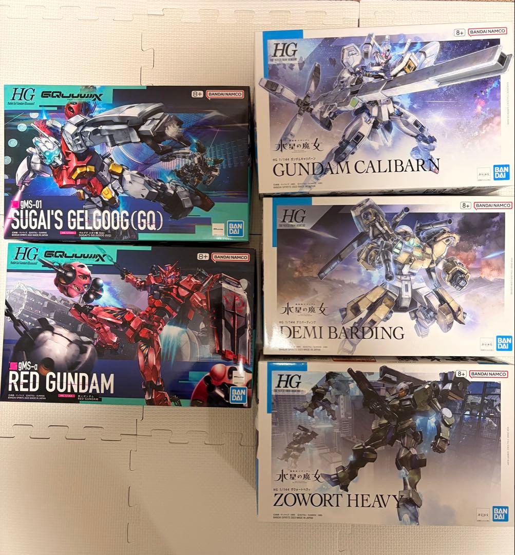 HG ガンプラ5点 まとめ売り HGUC ガンプラ5点まとめ売り ガンプラ 5個まとめ売り HGUC 1⁄144 ガンプラ