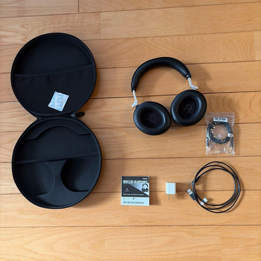 SHURE ワイヤレスヘッドフォン ブラック SHURE AONIC50 Gen2 第2世代 (ブラック) ワイヤレスヘッドホン ノイズ