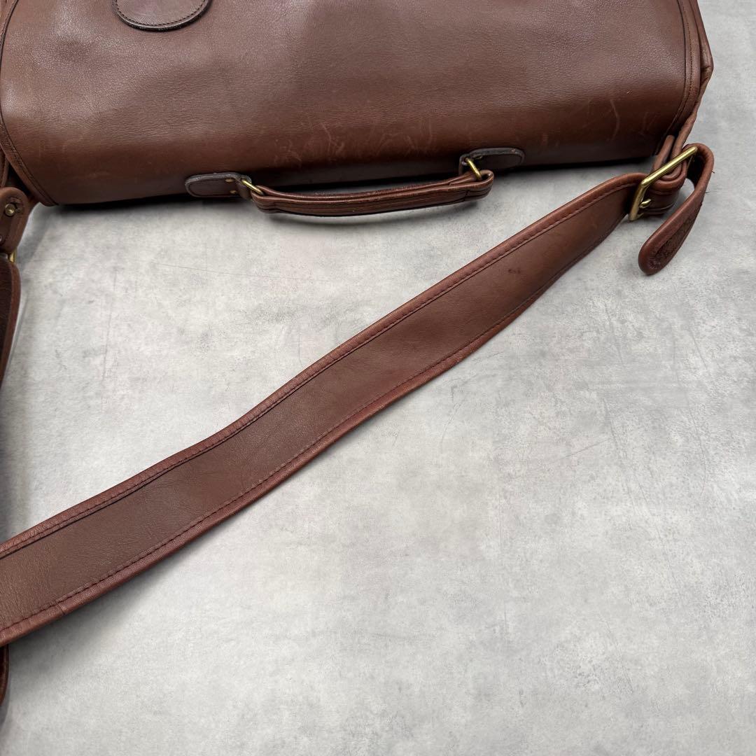 コーチ メトロポリタン ビジネスバッグ ブラウン レザー ターンロック