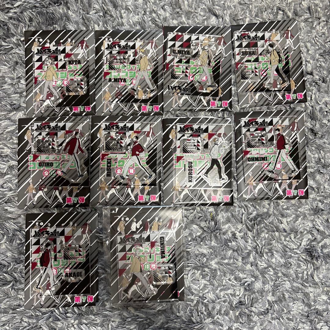 ハイキュー　アクリルフィギュアコレクション　稲荷崎　北　宮侑　角名　コンプセット ハイキュー!!】アクリルスタンド4体セット｜宮侑・宮治・北信介・角名