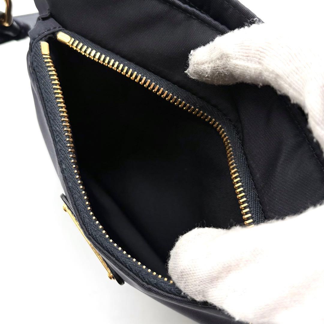 極美品✨プラダ ショルダーバッグ ナイロン サフィアーノ 近年モデル