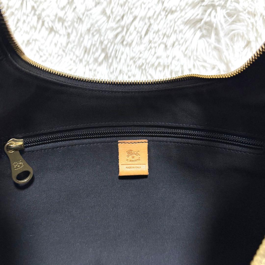 美品 イルビゾンテ ハーフムーン ワンショルダー ショルダーバッグ 新