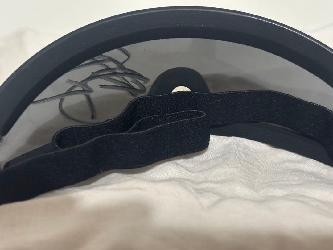 川田将雅 直筆サイン入りゴーグル本人直接サイン／一点物／入手経緯