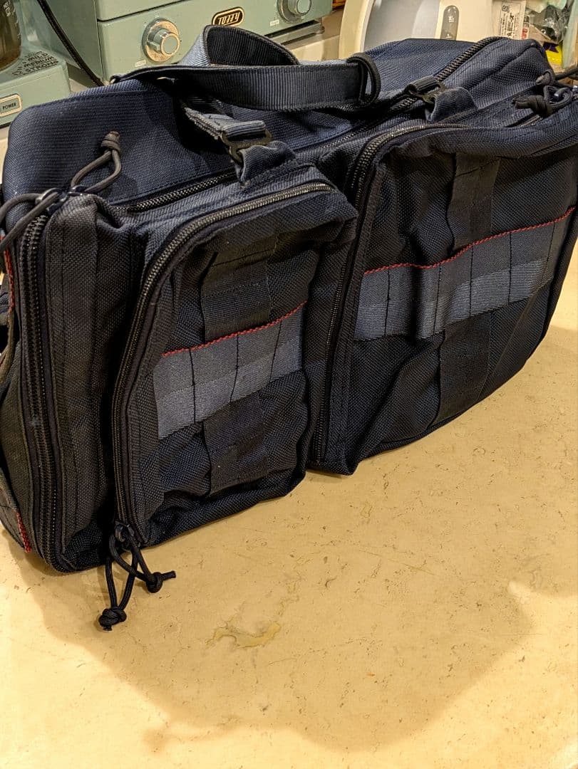 BRIEFING＆BEAMS 3wayAIR FORCE BLUE LINE BRIEFING◇×BEAMS +/AIR FORCE BLUE LINE 3WAY BAG/ナイロン/NVY