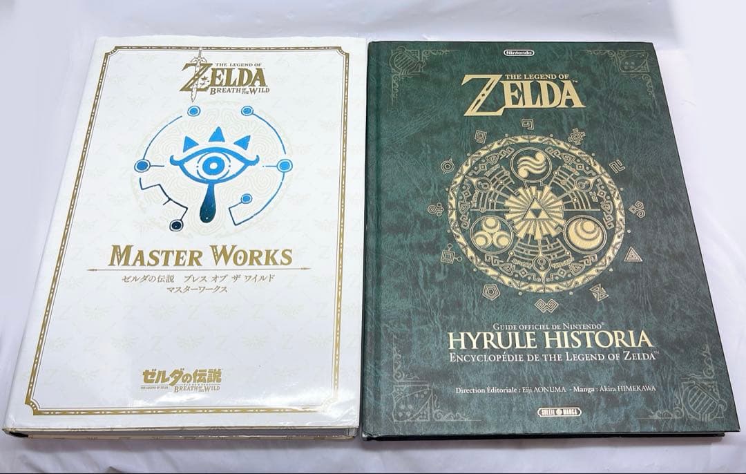6794] ゼルダの伝説 30周年記念書籍 全3＋ヒストリアガイド(仏) 4冊