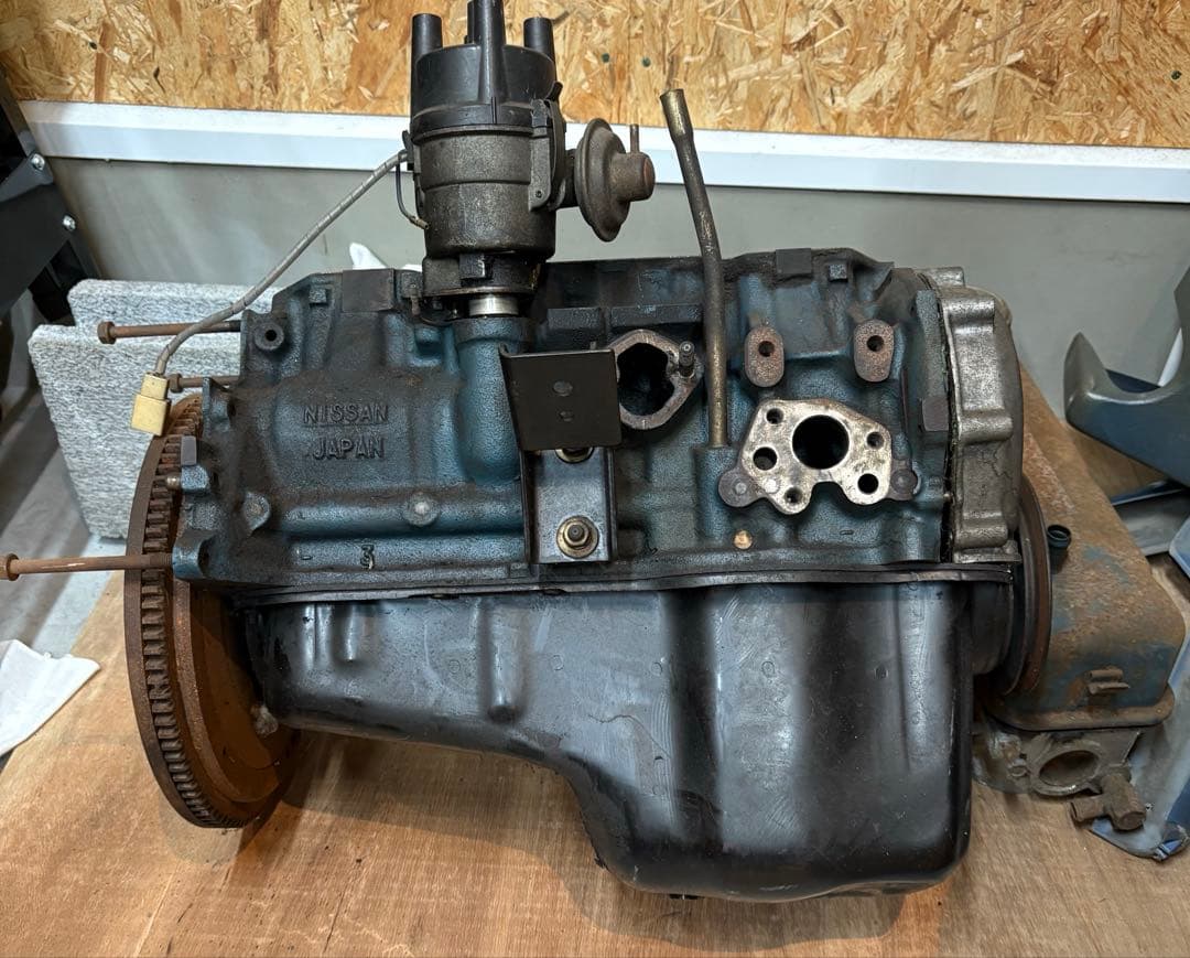 A型エンジン　サニトラ　サニー　A12 エンジン　本体　引き取り限定 Yahoo!オークション - A12エンジン サニー サニトラ A型