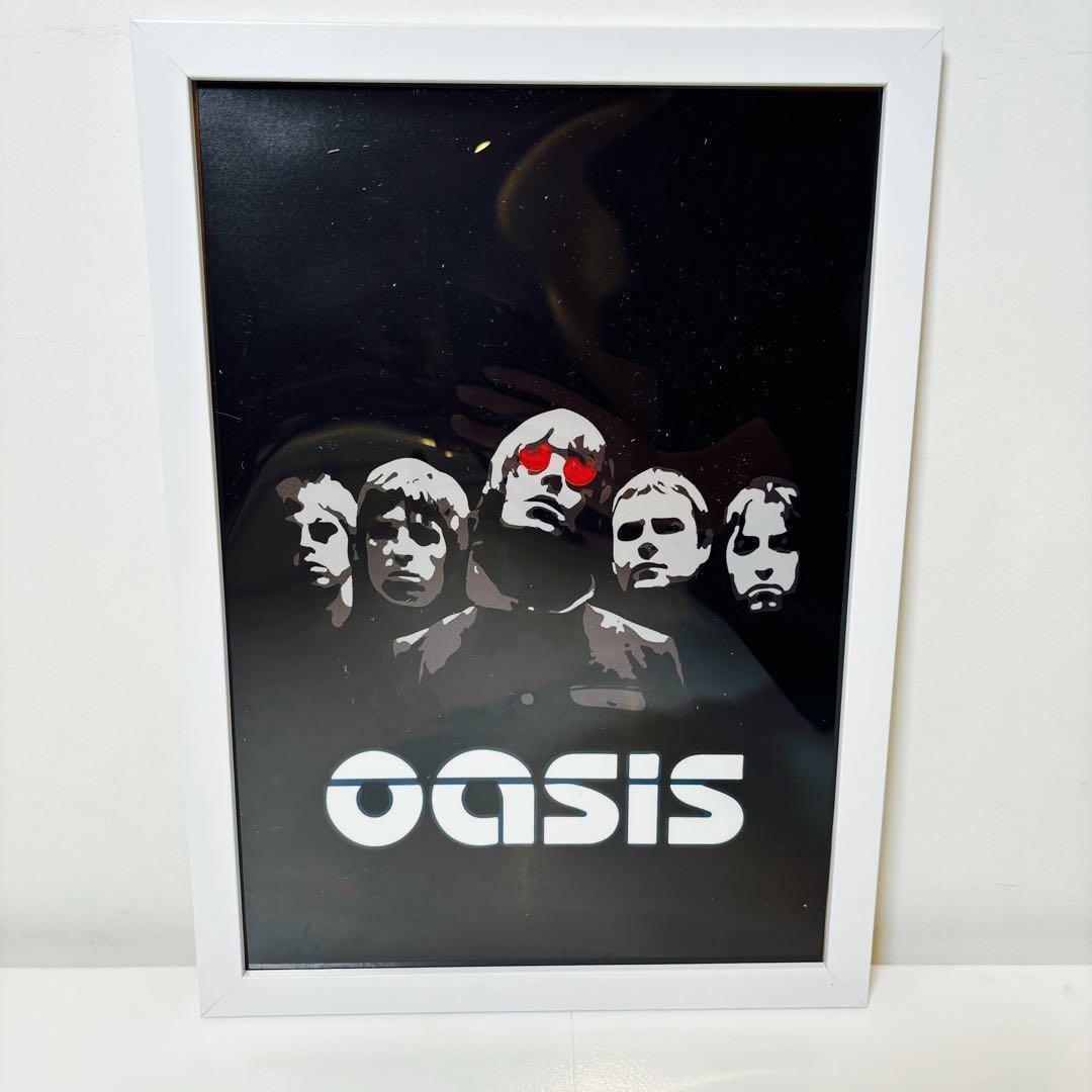 白額付きポスター】oasis オアシス①（新品) - メルカリ