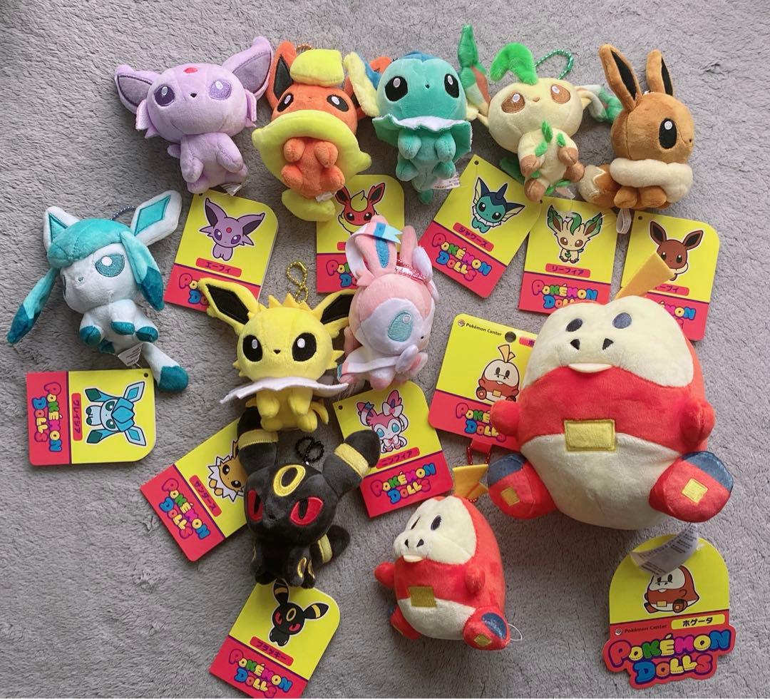 ポケセン もっちりマスコット ポケモンドールズ ブイズ ぬいぐるみ