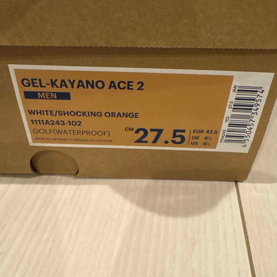 シューズ(男性用) asics GEL-KAYANO ACE 2 27.5cm
