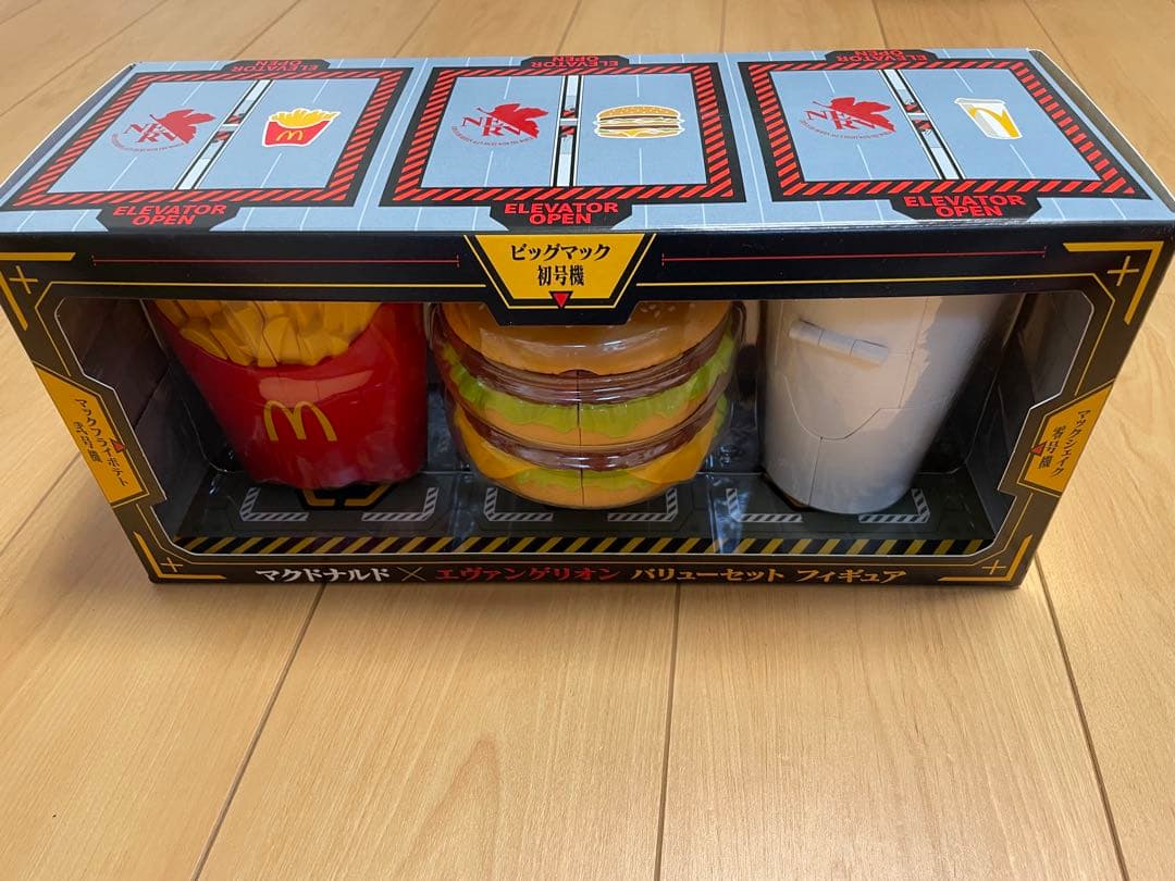 マクドナルド ハンバーガー フィギュアセット マクドナルド×エヴァンゲリオン バリューセットフィギュア レビュー