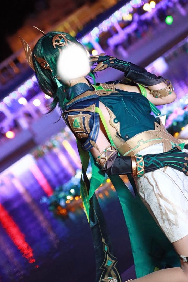 原神 ネフェル コスプレ フルセット(靴、ウィッグあり) - メルカリ