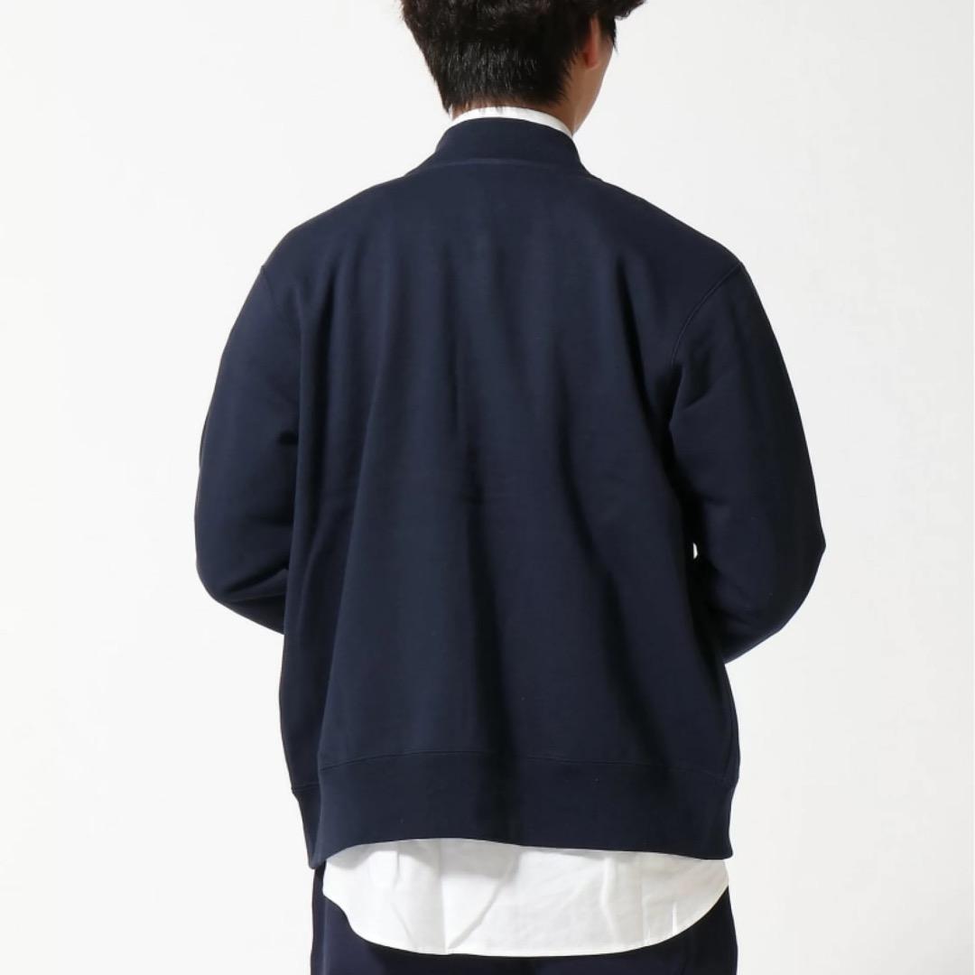 ブルックスブラザーズ フレンチテリー ロゴ ベースボールジャケット XL