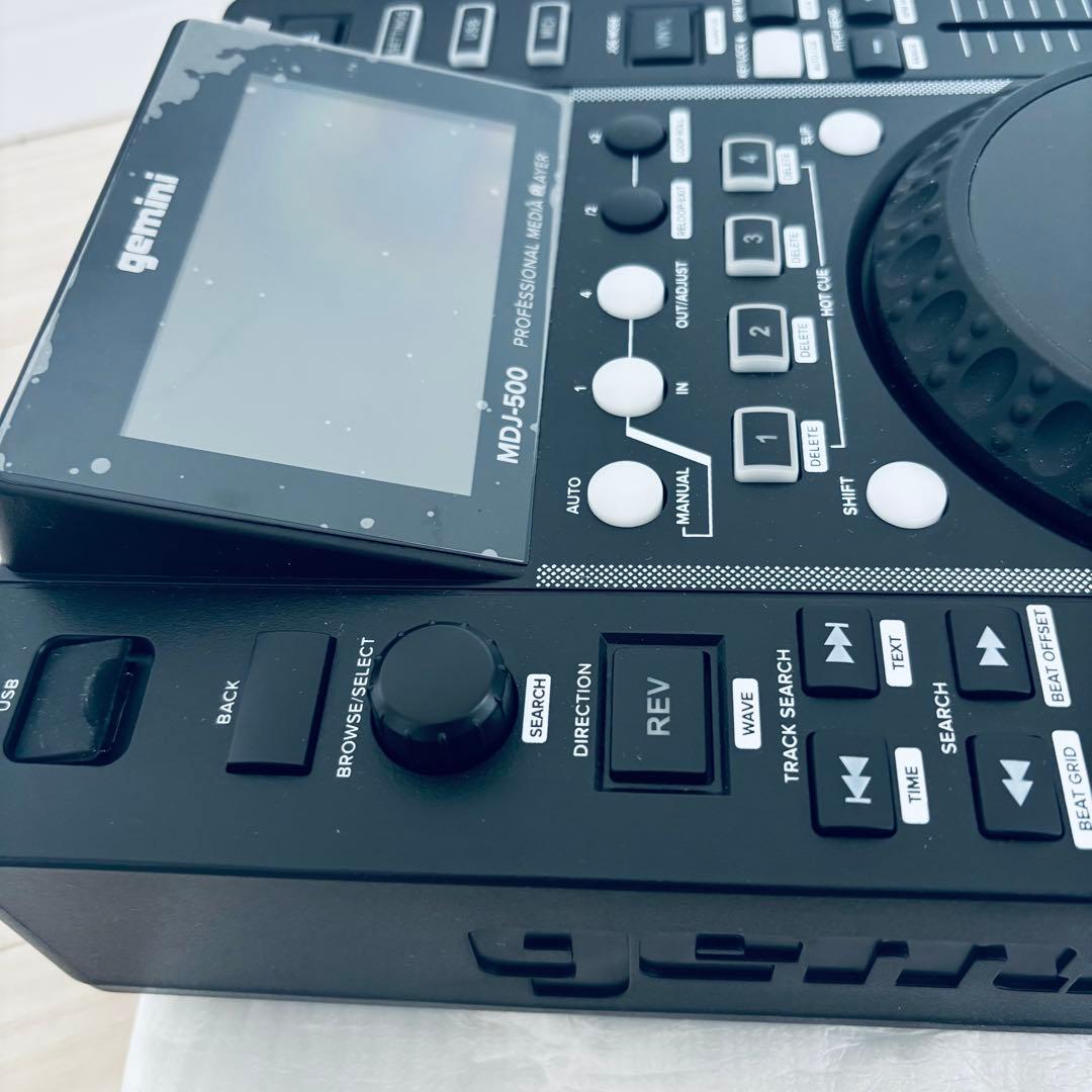 Gemini MDJ-500 プロ用DJプレーヤー 美品 USB対応 波形表示 - メルカリ