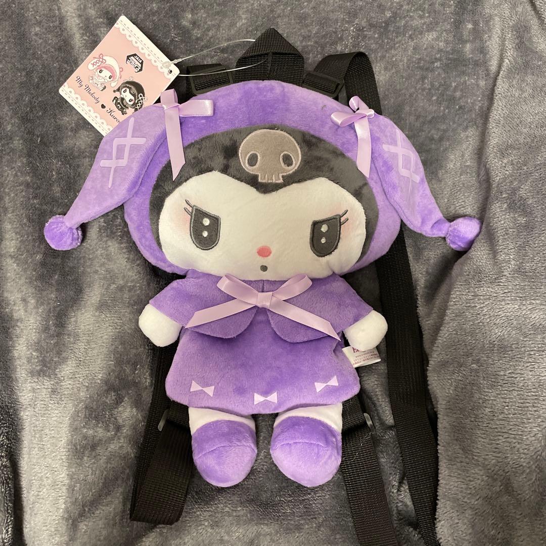 新品・未使用】マイメロディ クロミ 月夜のメロクロぬいぐるみリュック