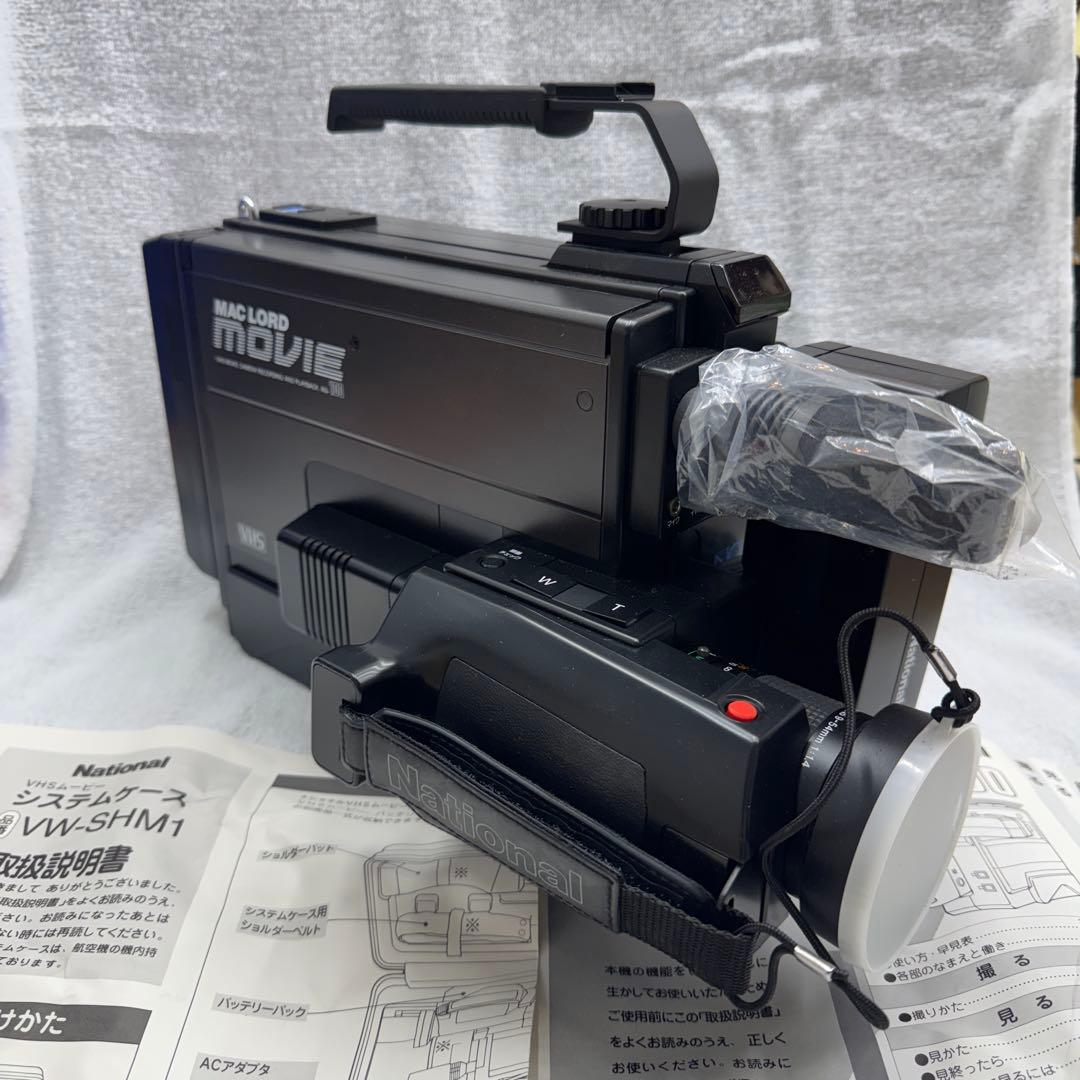 未使用品　ナショナル　松下電気　マックロード　VHSビデオカメラ　AG-100 2026年最新】Yahoo!オークション -ナショナル マックロード(ビデオ