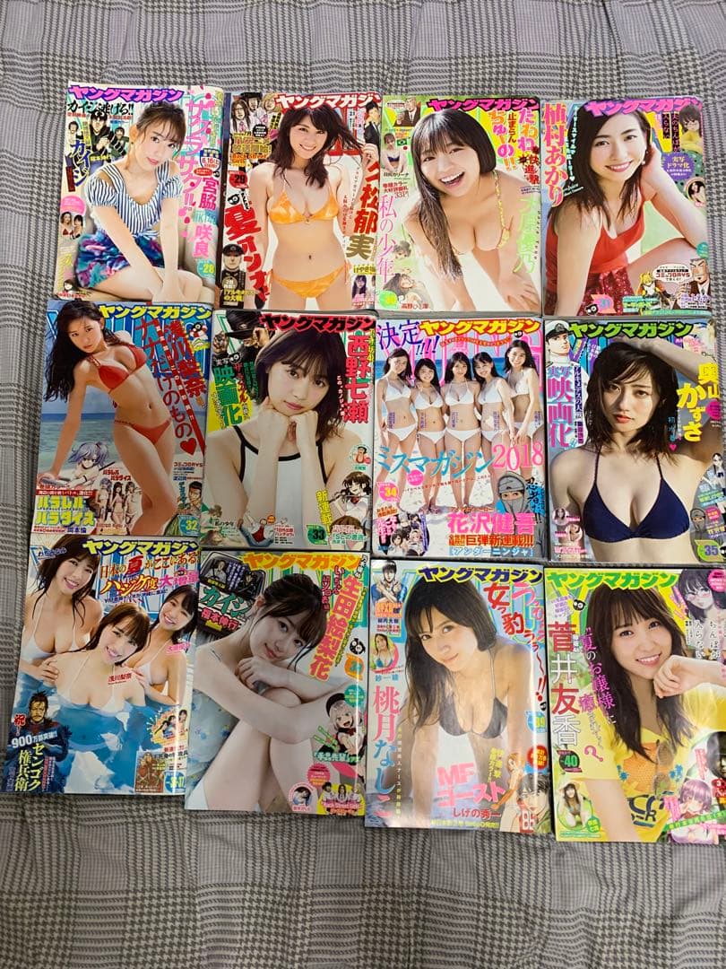 週間ヤングマガジン 2018年　1号〜52号　一年分　ヤンマガ