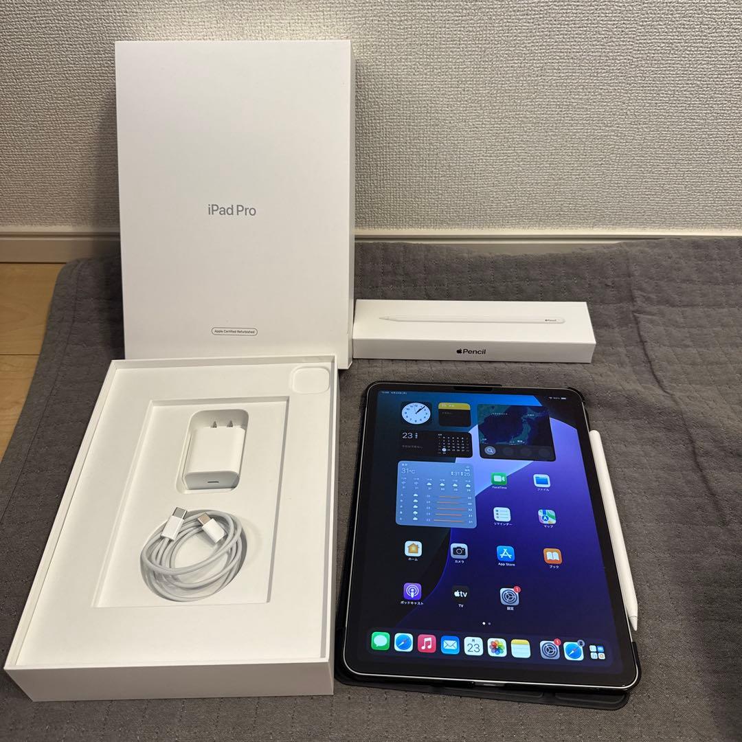 iPad Pro 11 第3世代 256gb + Apple Pencil 2 Apple iPad Pro 11インチ 第3世代 Wi-Fi+Cellular 256GB 2021年春