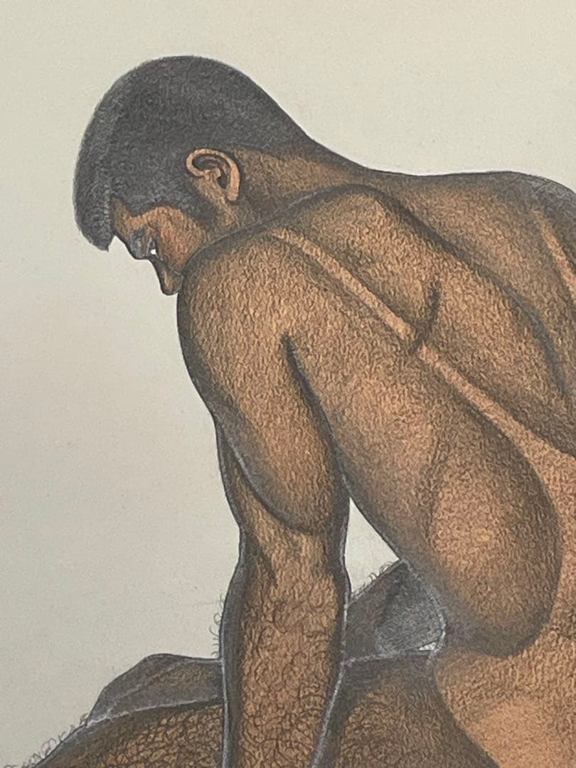 三島剛　GO MISHIMA 若者　伊藤文学 三島剛 GO MISHIMA 若者 伊藤文学 三島剛 若者 直筆画 Mishima Go 薔薇